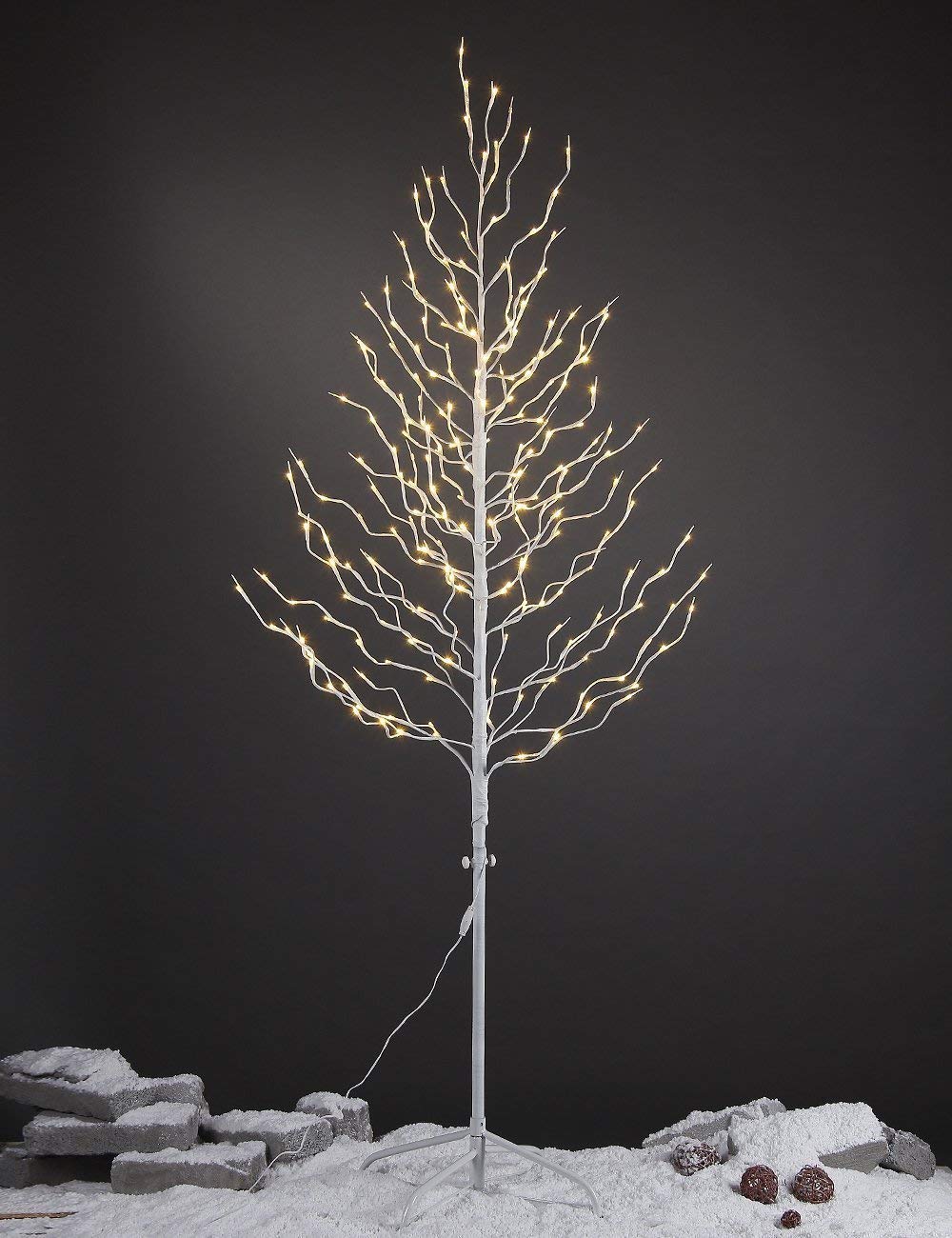 Foto 2 pulgar | Luz De Estrella Blanca Cálida Lightshare Twisted Para Árbol De Navidad, 6 Pies - Venta Internacional.