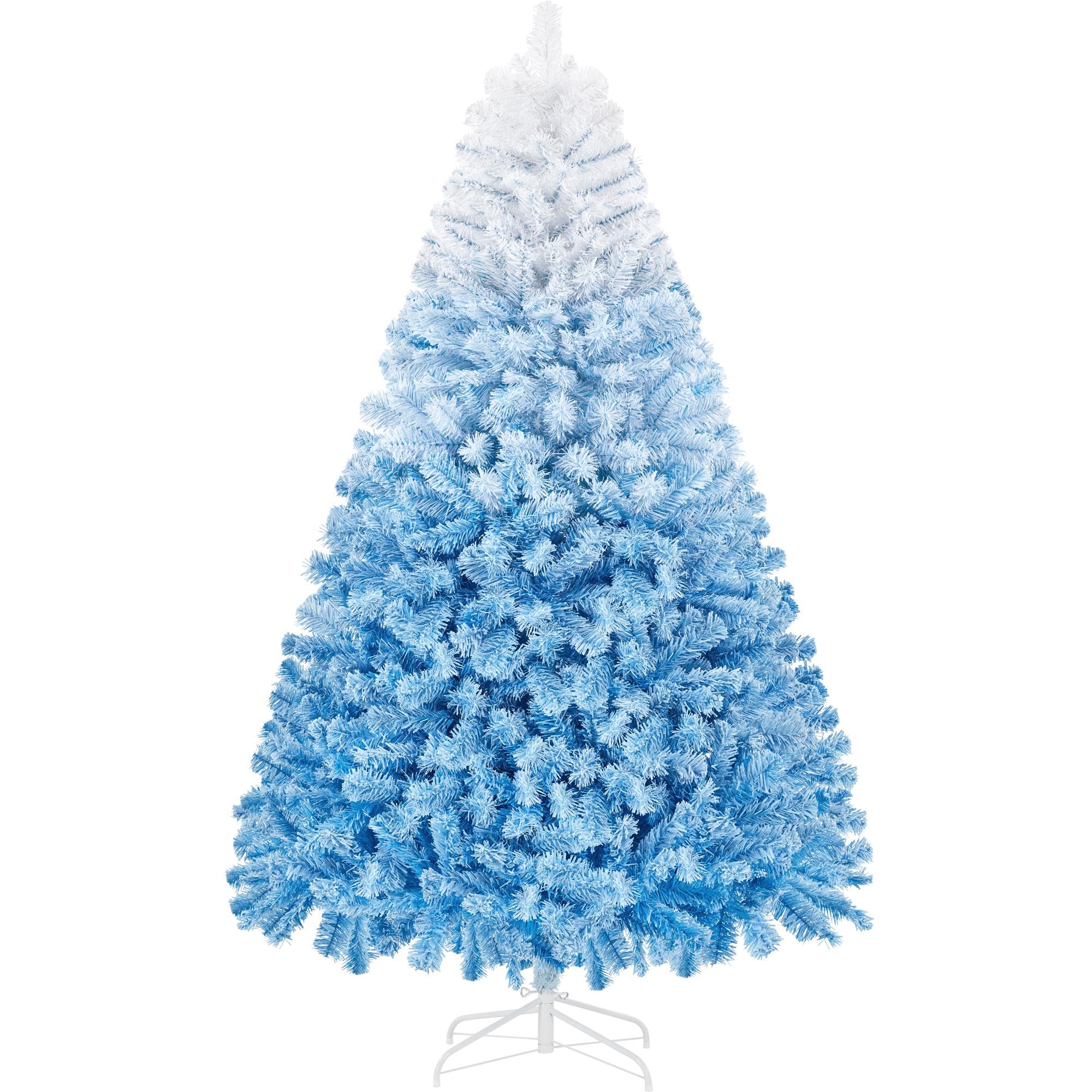 Foto 2 pulgar | Árbol De Navidad Yaheetech De 6 Pies De Ancho Con 820 Puntas, Color Azul - Venta Internacional.