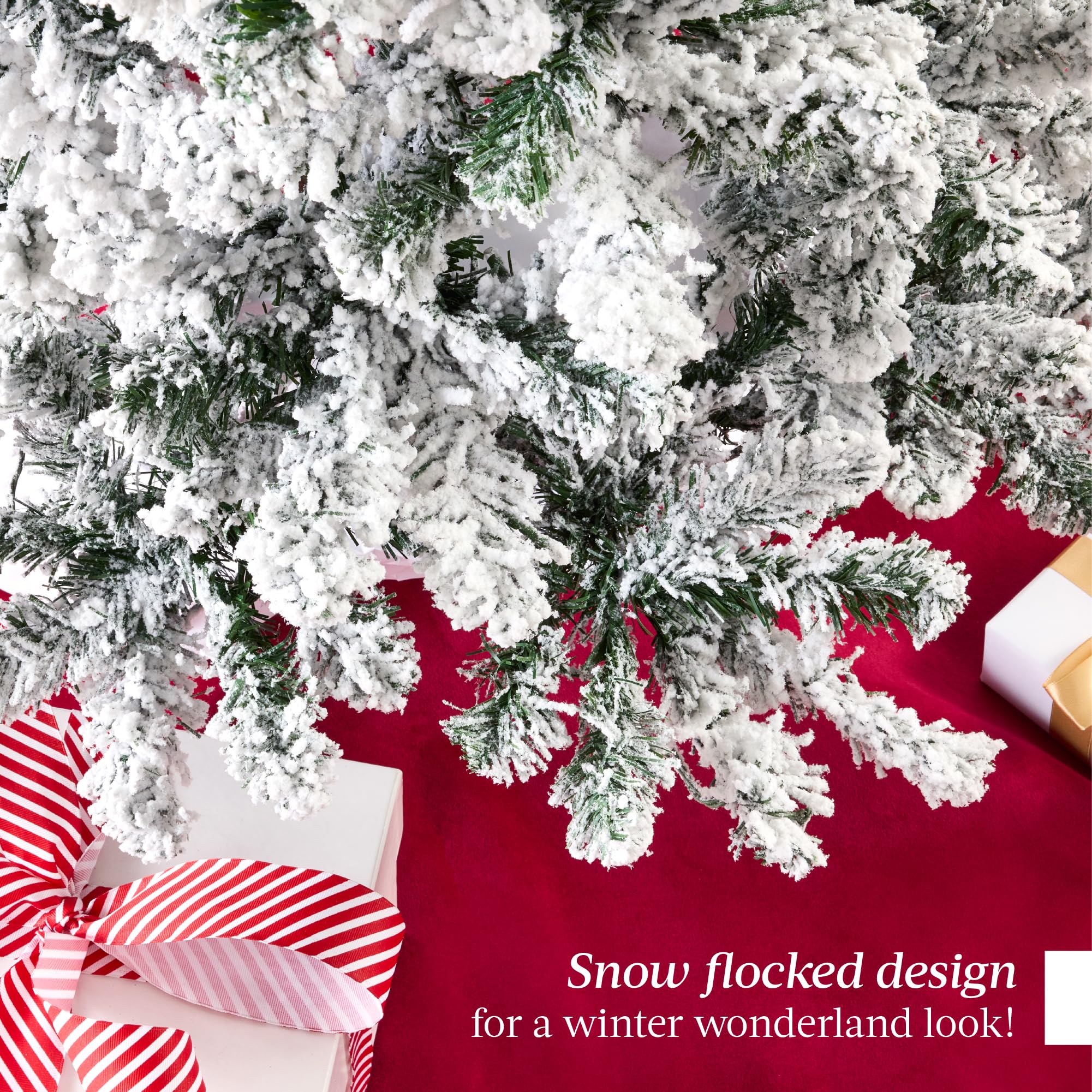 Foto 5 | Lápiz Flocado Christmas Tree Best Choice Products De 12 Pies - Venta Internacional.