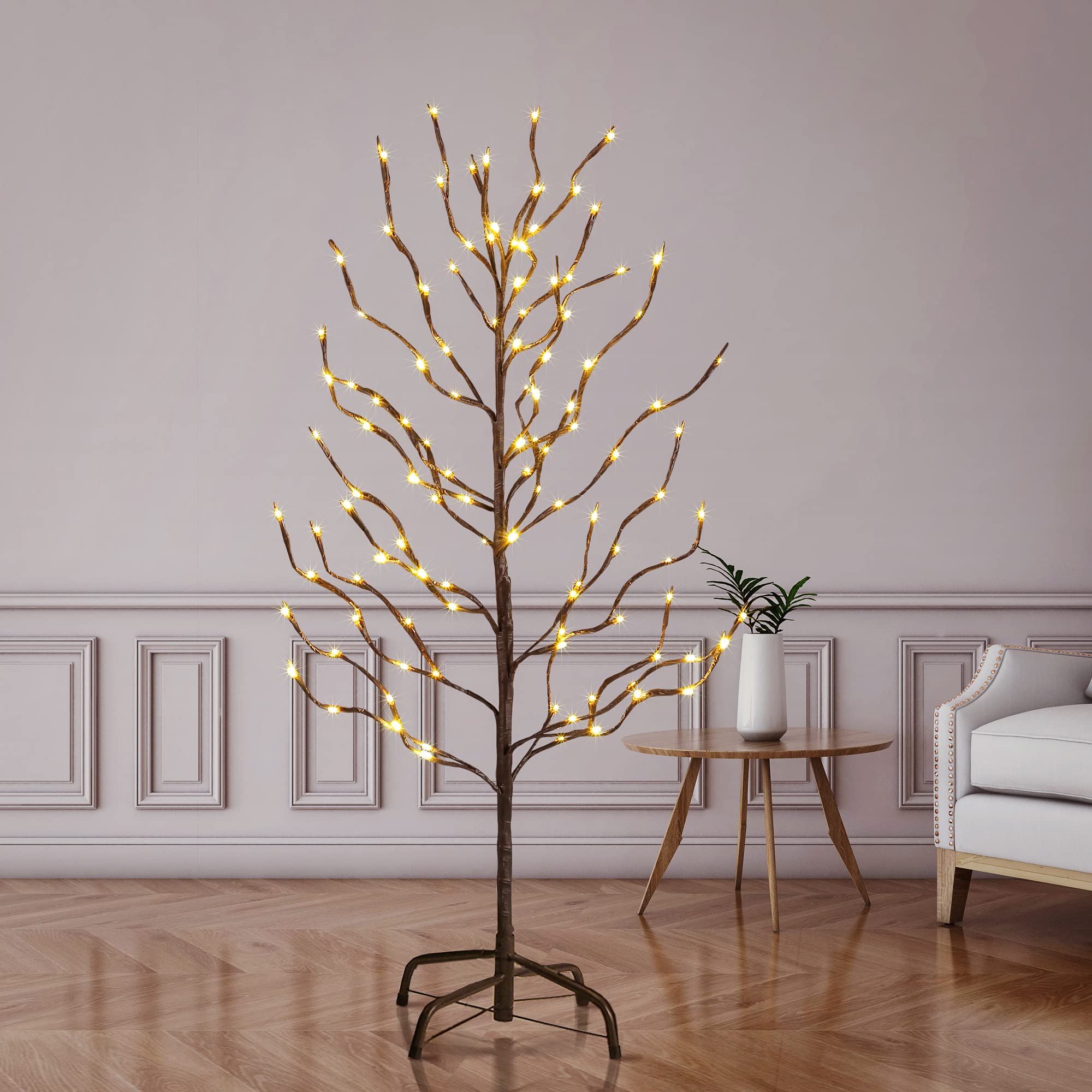 Foto 2 pulgar | Star Light Tree Lightshare De 3 Pies Y 112 Led Para Fiesta De Navidad - Venta Internacional.