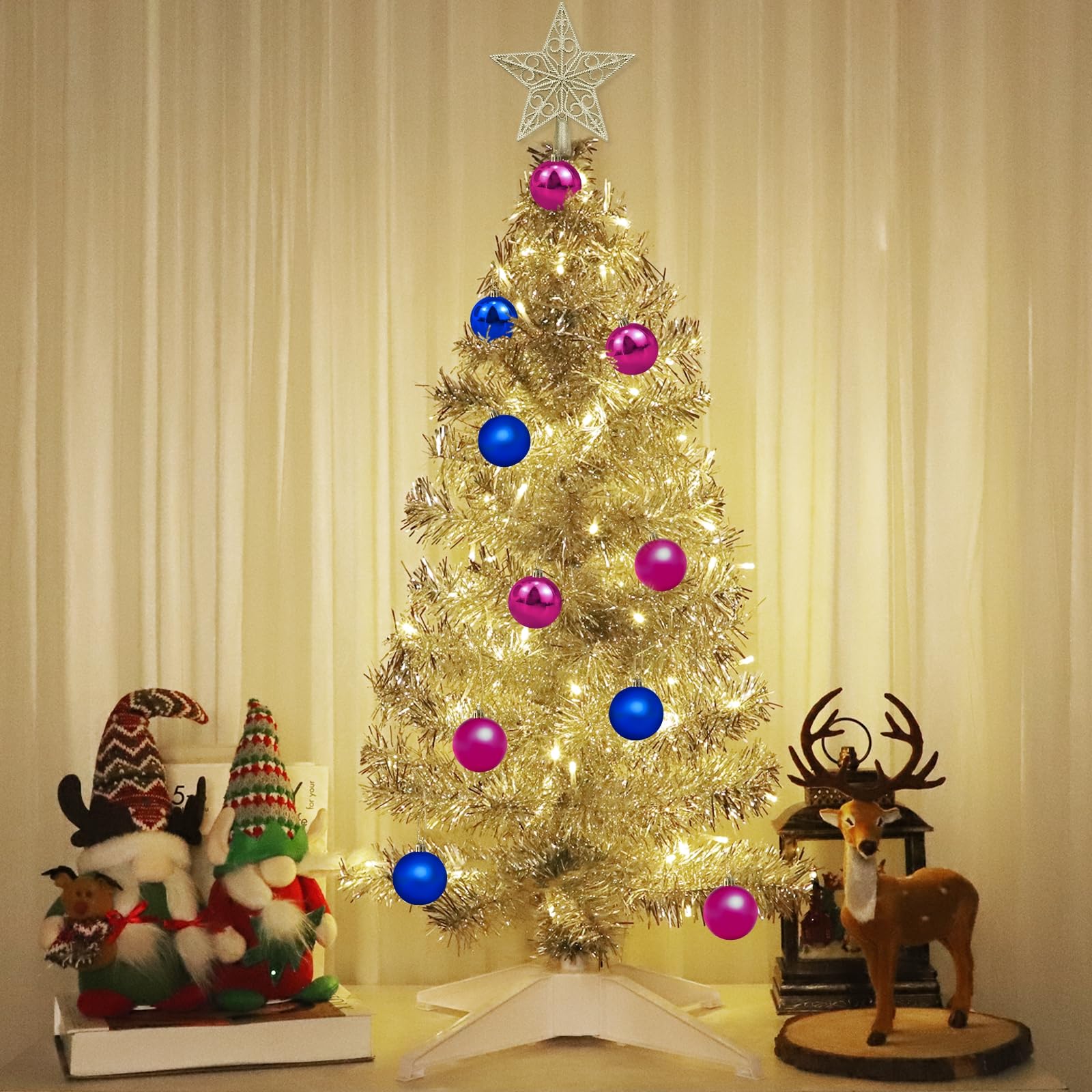 Foto 5 | Mando A Distancia Turnmeon Para Árbol De Navidad De 3 Pies Con Luces Y Adornos - Venta Internacional.