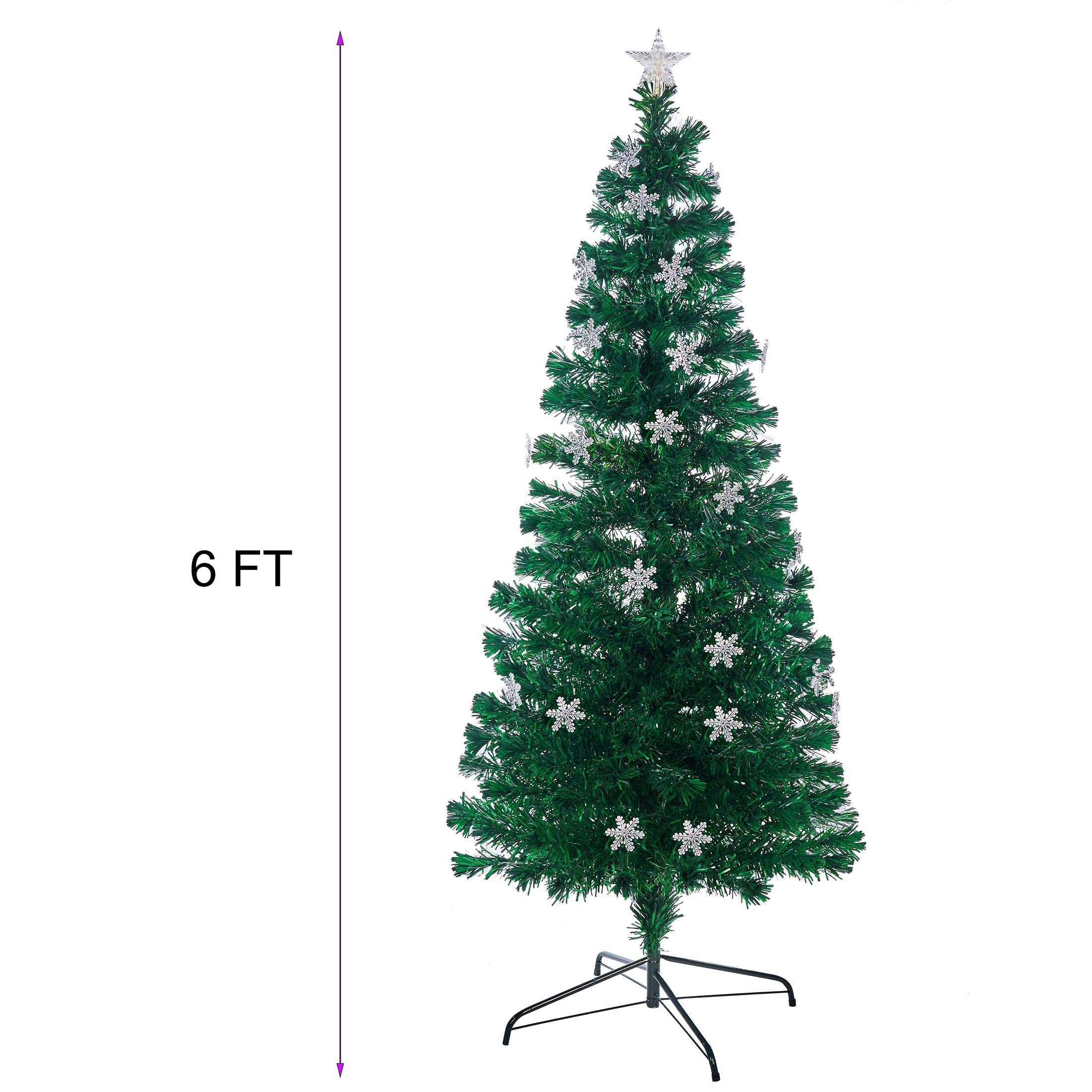 Foto 4 pulgar | Árbol De Navidad Artificial Juegoal Preiluminado De 1,8 M Con Luces Rgb - Venta Internacional.