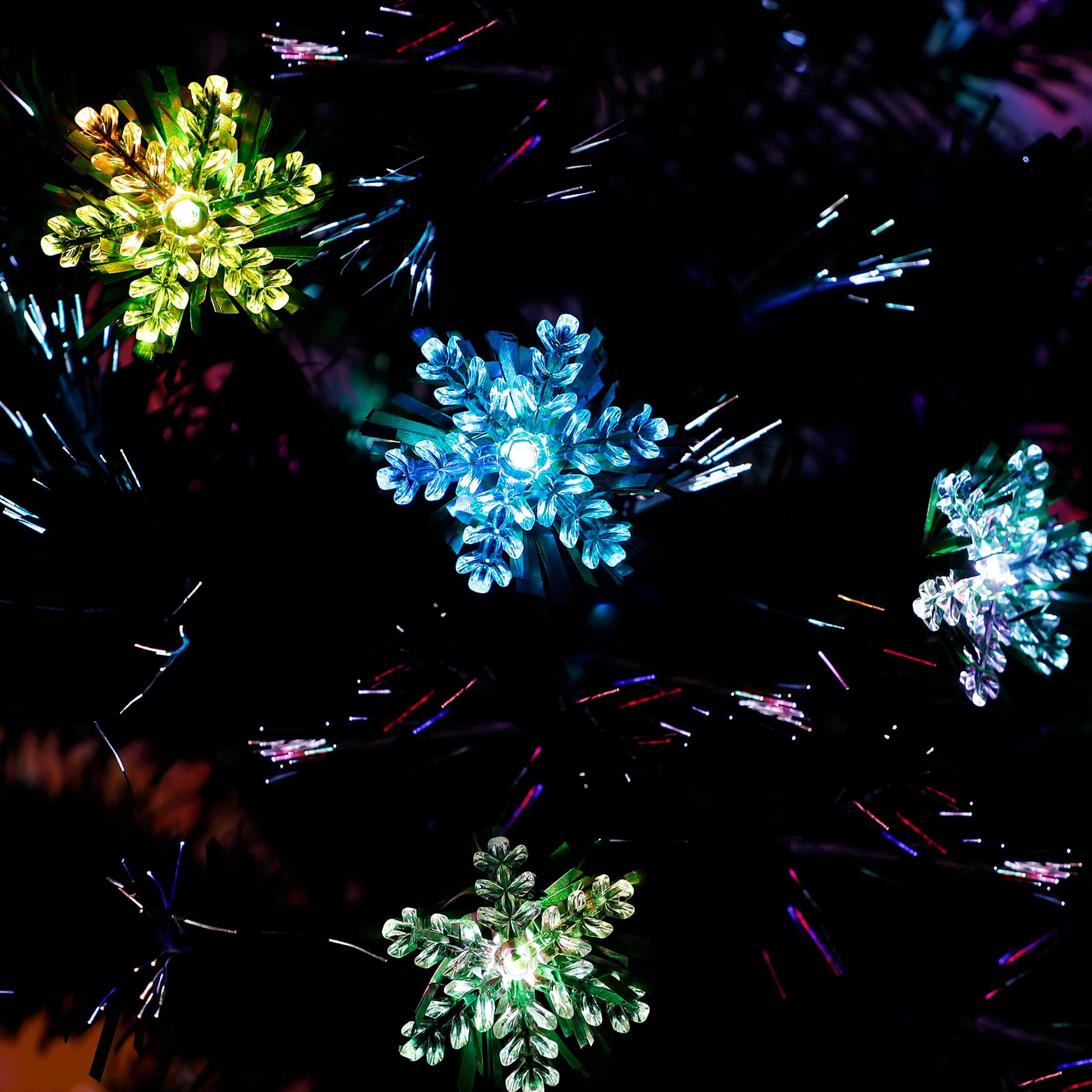 Foto 7 pulgar | Árbol De Navidad Artificial Juegoal Preiluminado De 1,8 M Con Luces Rgb - Venta Internacional.