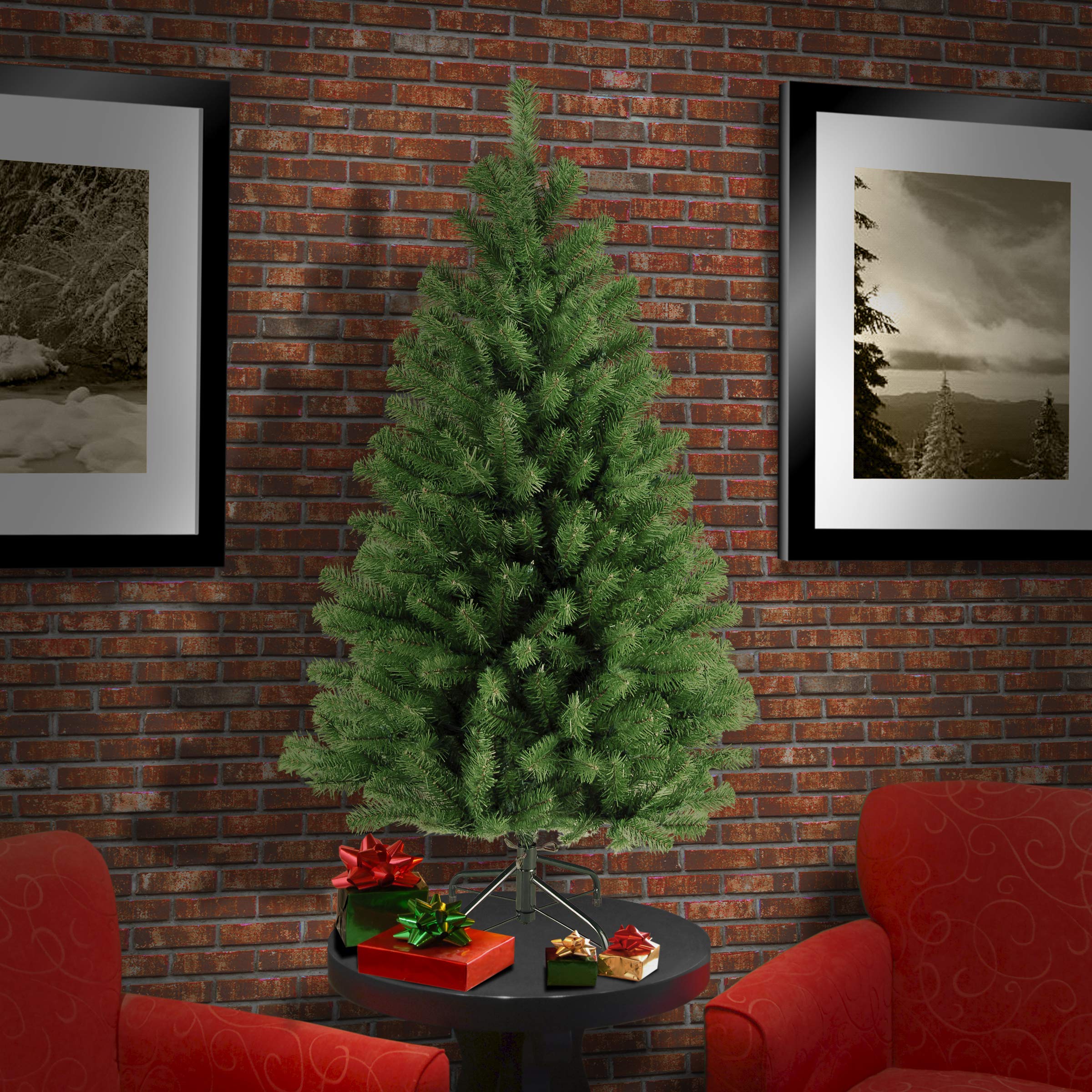 Foto 2 | Árbol De Navidad, National Tree Company, North Valley Spruce, 4 Pies - Venta Internacional.