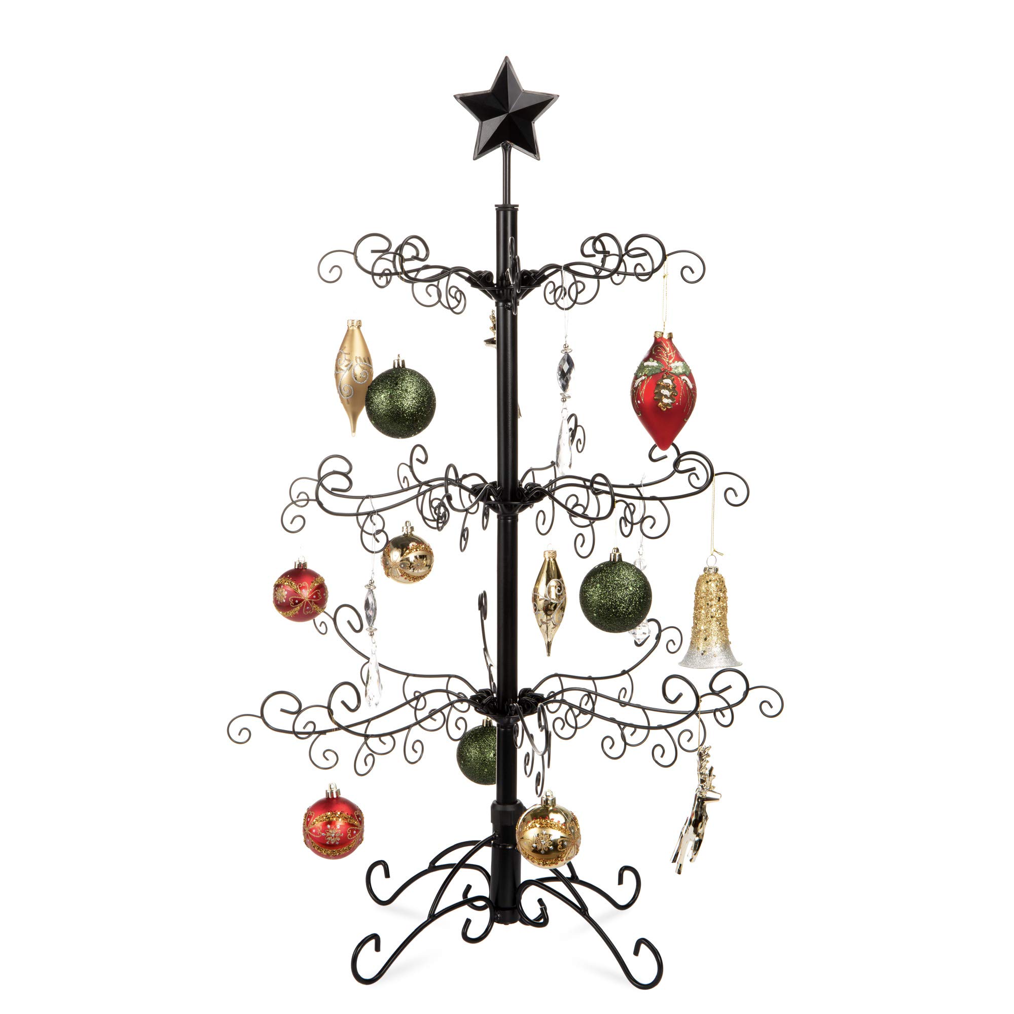 Foto 2 pulgar | Árbol De Navidad Best Choice Products, Hierro Forjado, 3 Pies, Negro - Venta Internacional.