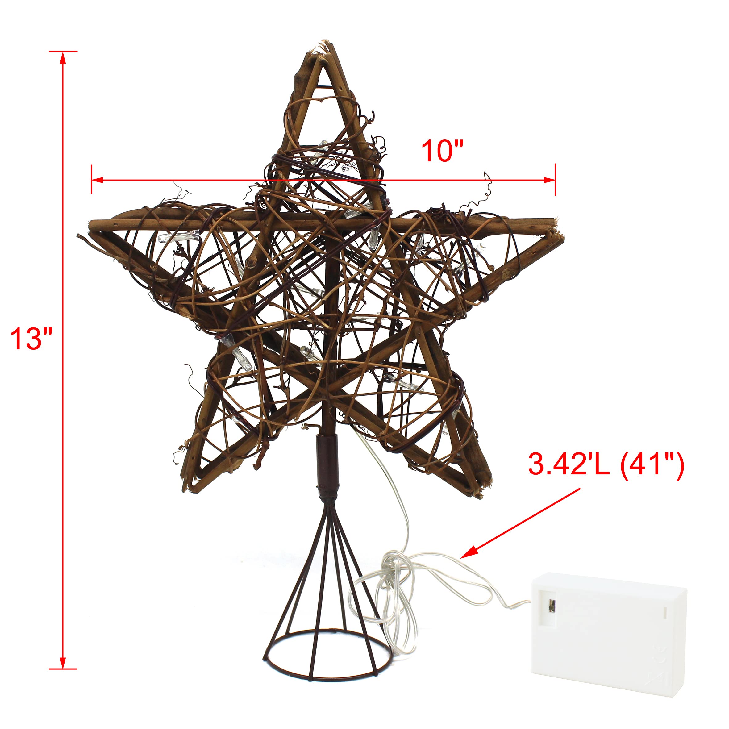 Foto 6 pulgar | Decoración Navideña Cvhomedeco de Estrella con Luces Led-Venta Internacional