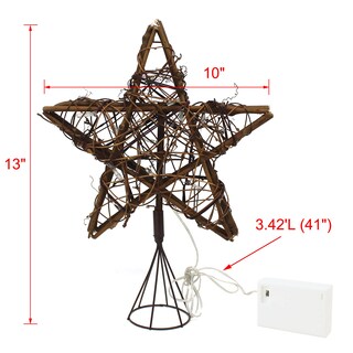 Foto 5 | Decoración Navideña Cvhomedeco de Estrella con Luces Led-Venta Internacional