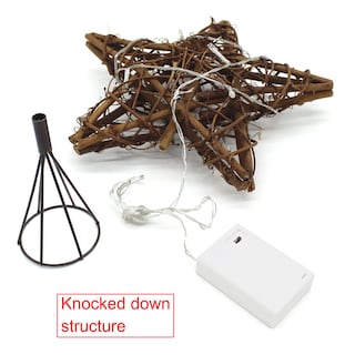 Foto 6 | Decoración Navideña Cvhomedeco de Estrella con Luces Led-Venta Internacional