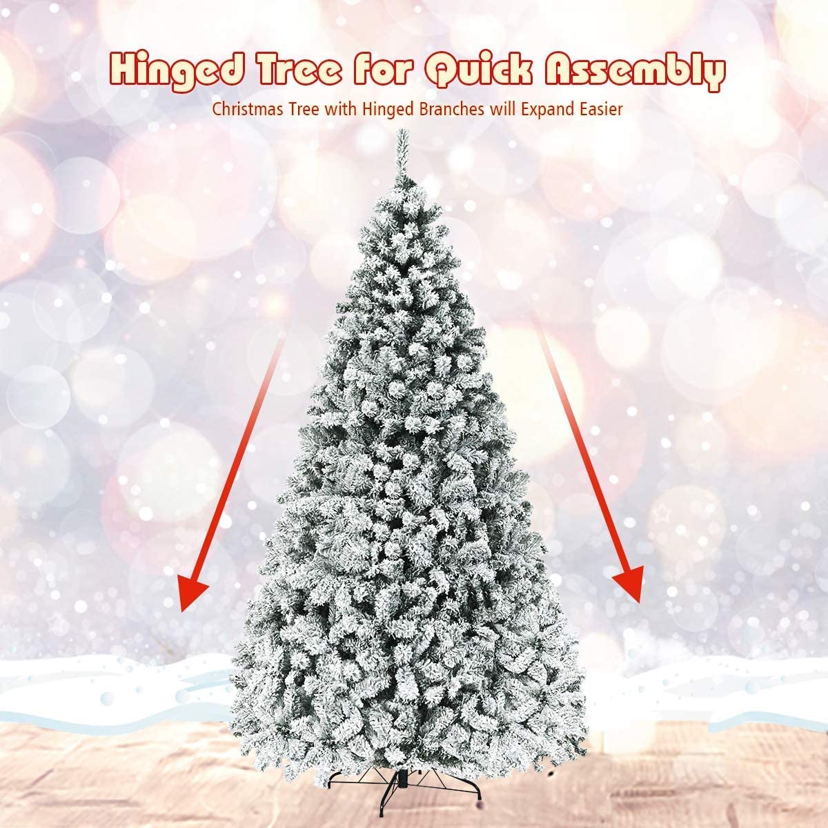 Foto 7 | Árbol de Navidad Renatone Artificial Preiluminado de 6 pies con Luz LED - Venta Internacional