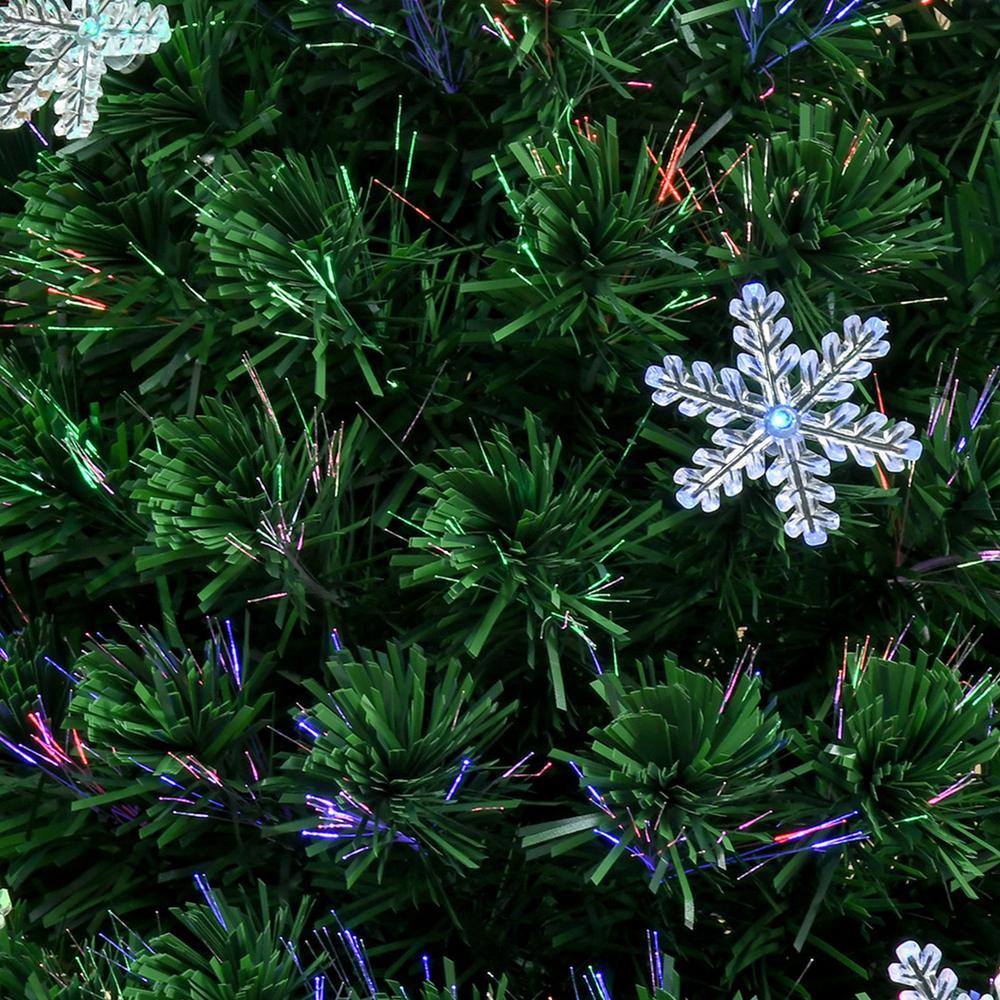Foto 5 pulgar | Árbol Navidad Artificial 1.80 M Fibra Óptica Pino Frondoso