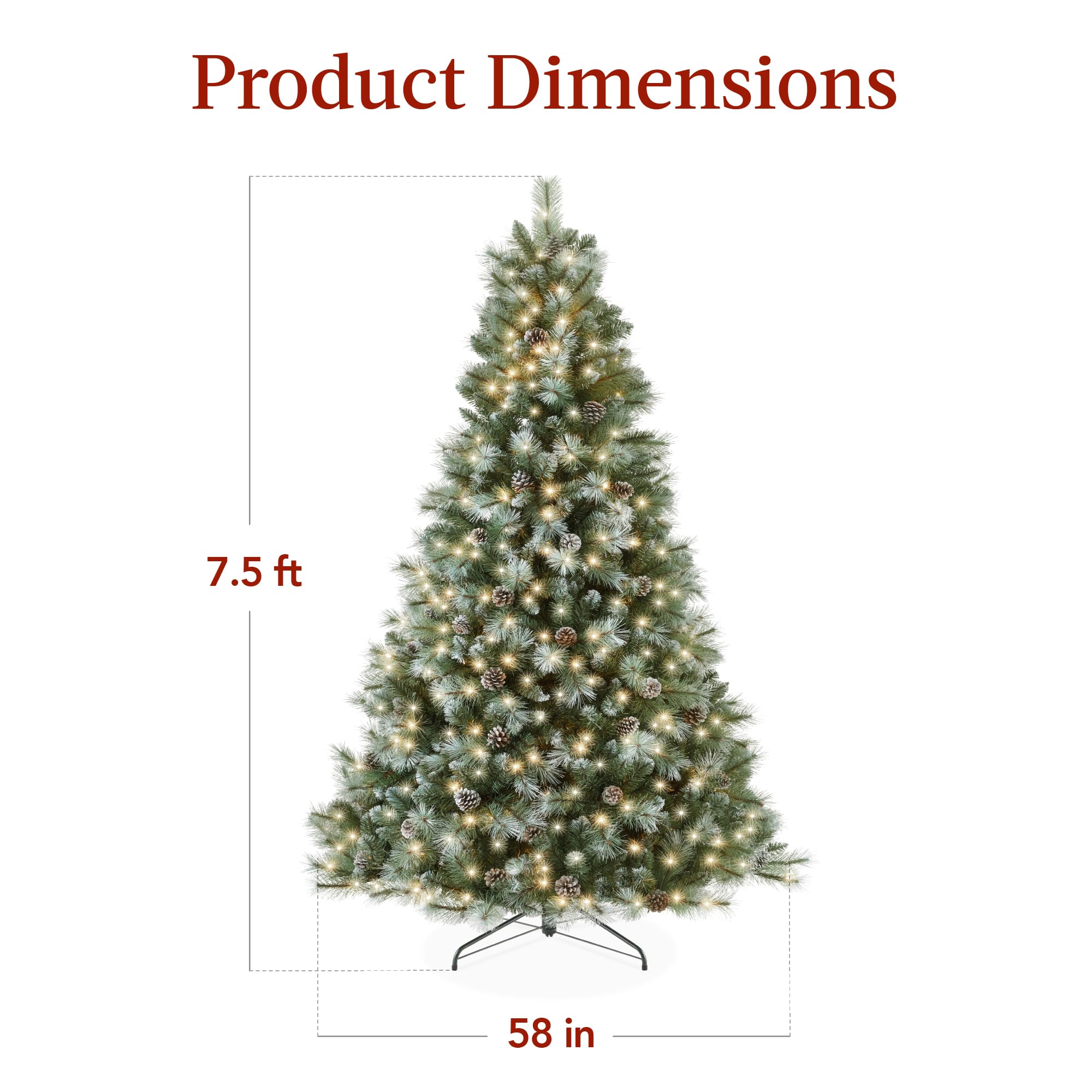 Foto 8 pulgar | Árbol de Navidad Best Choice Products Verde-Venta Internacional