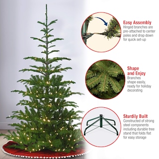 Foto 4 | Árbol de Navidad National Tree Company 7.5 Pies - Venta Internacional