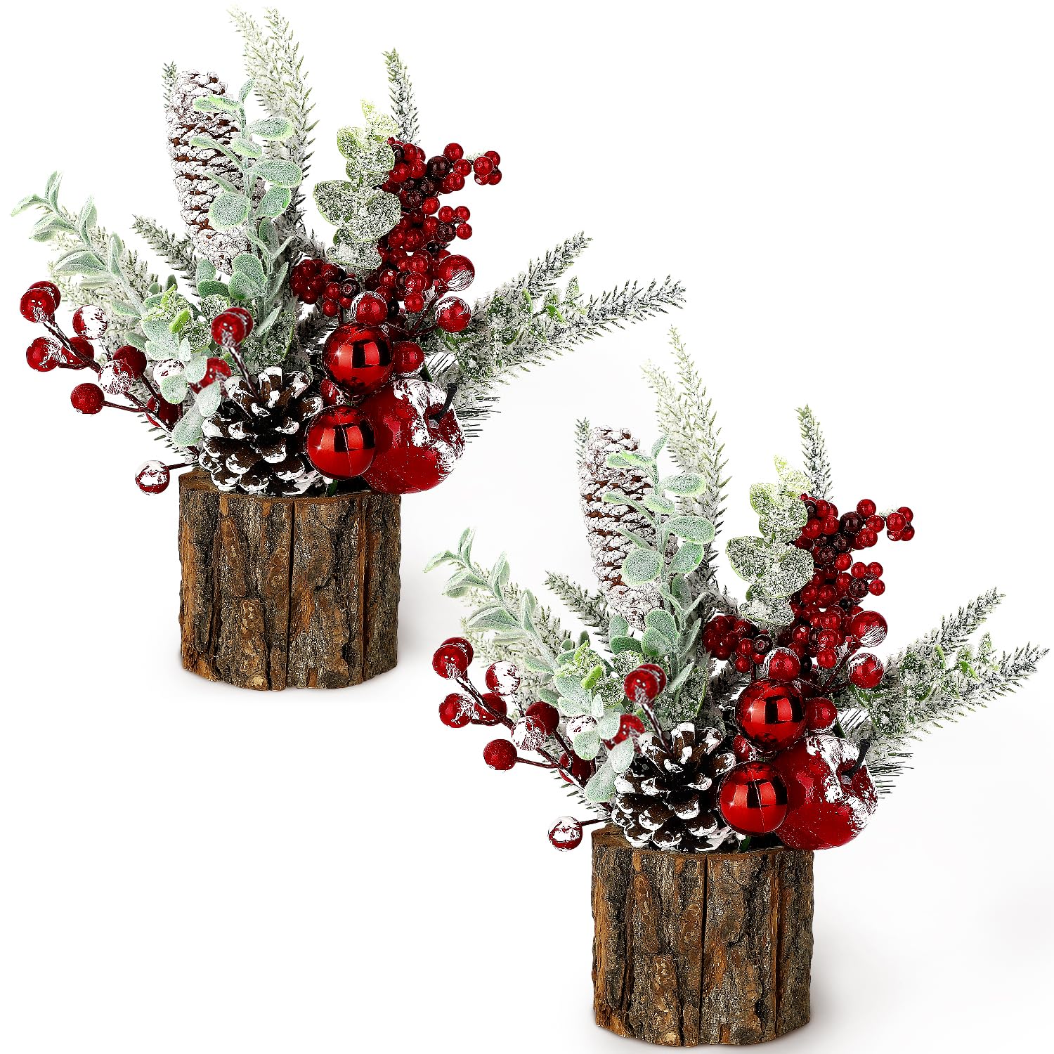 Adorno de Navidad Kpx Artificial para Mesa Tamaño Pequeño Con Adornos - Venta Internacional $943