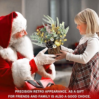 Foto 4 | Adorno de Navidad Kpx Artificial Para Mesa - Venta Internacional