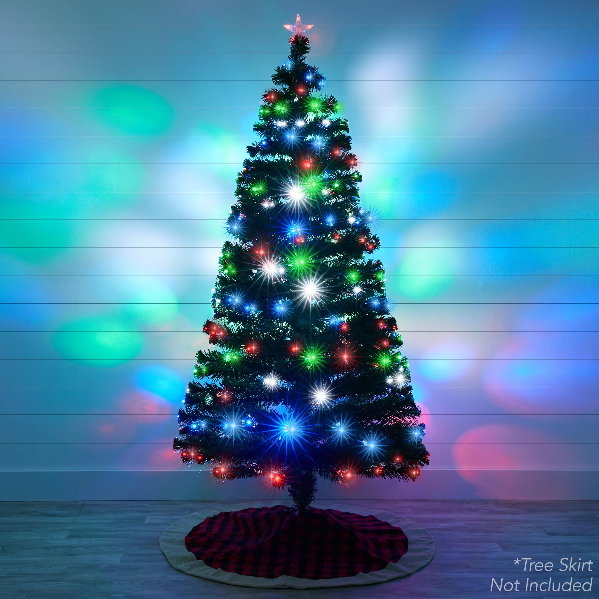 Foto 7 pulgar | Árbol de Navidad Best Choice Products de Fibra Óptica de 6 Pies Con Led - Venta Internacional
