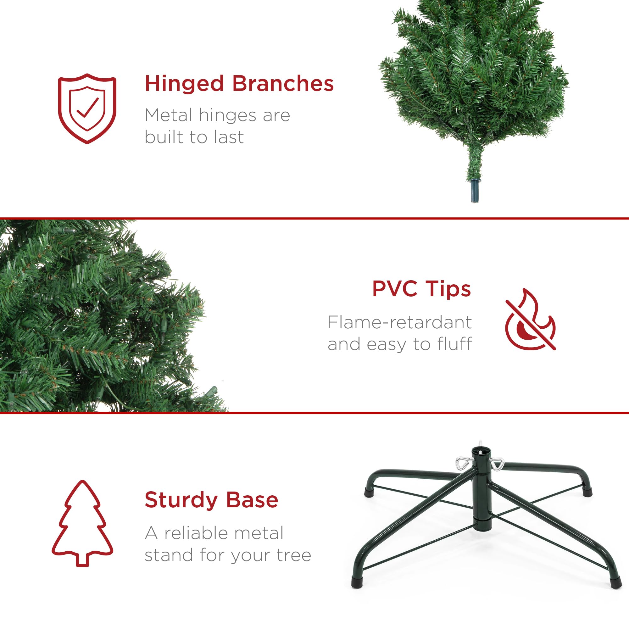 Foto 5 | Árbol de Navidad Best Choice Products Verde-Venta Internacional