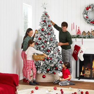 Foto 3 | Árbol de Navidad Best Choice Products Blanco-Venta Internacional