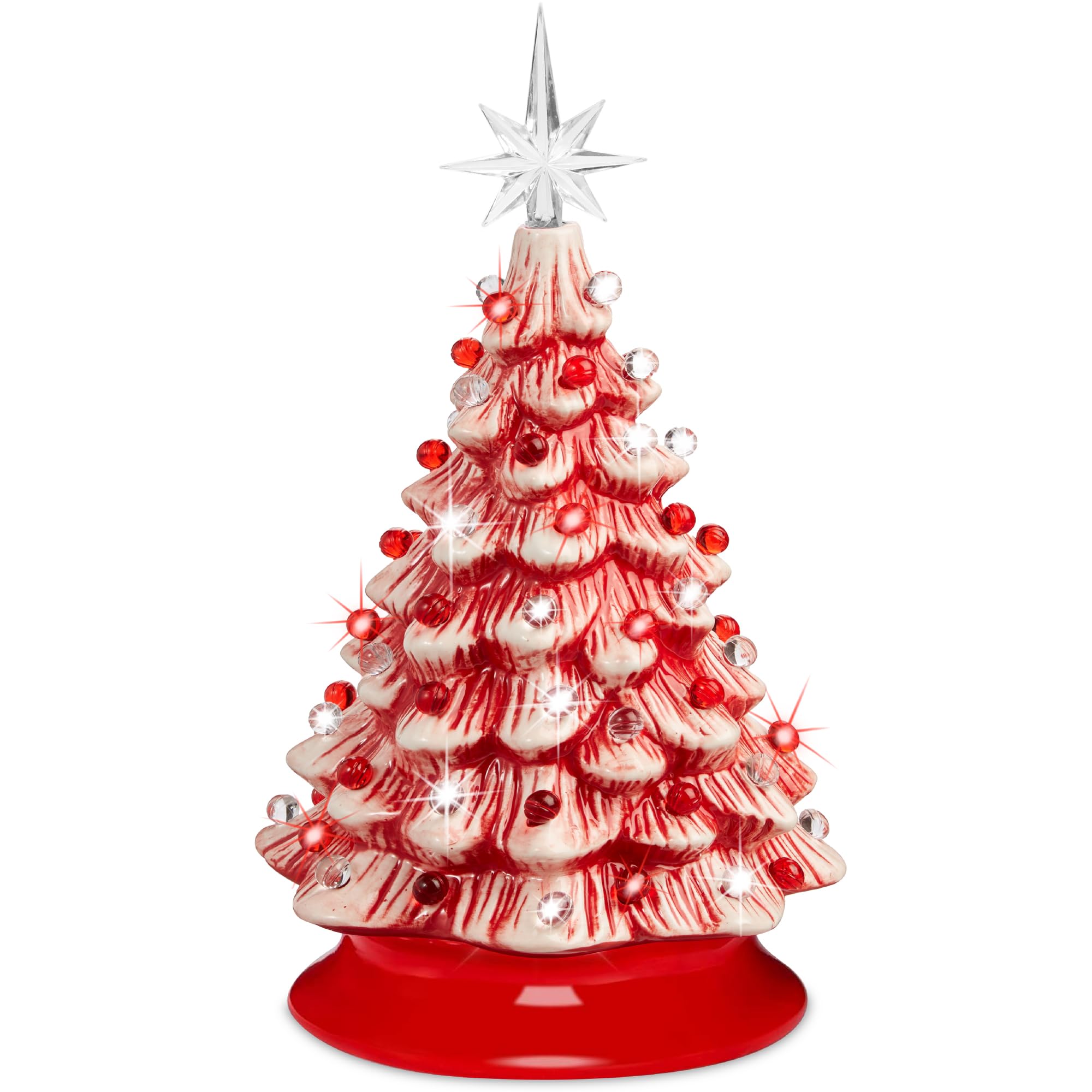 Foto 2 pulgar | Árbol Navideño de Cerámica Best Choice Products con Luces Led-Venta Internacional