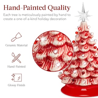 Foto 2 | Árbol Navideño de Cerámica Best Choice Products con Luces Led-Venta Internacional