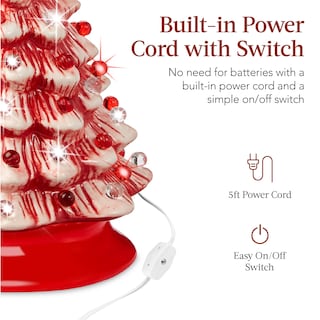 Foto 4 | Árbol Navideño de Cerámica Best Choice Products con Luces Led-Venta Internacional