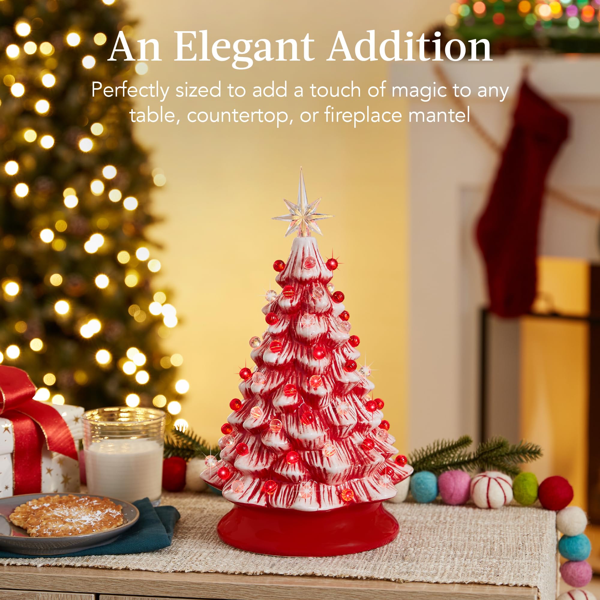 Foto 6 pulgar | Árbol Navideño de Cerámica Best Choice Products con Luces Led-Venta Internacional