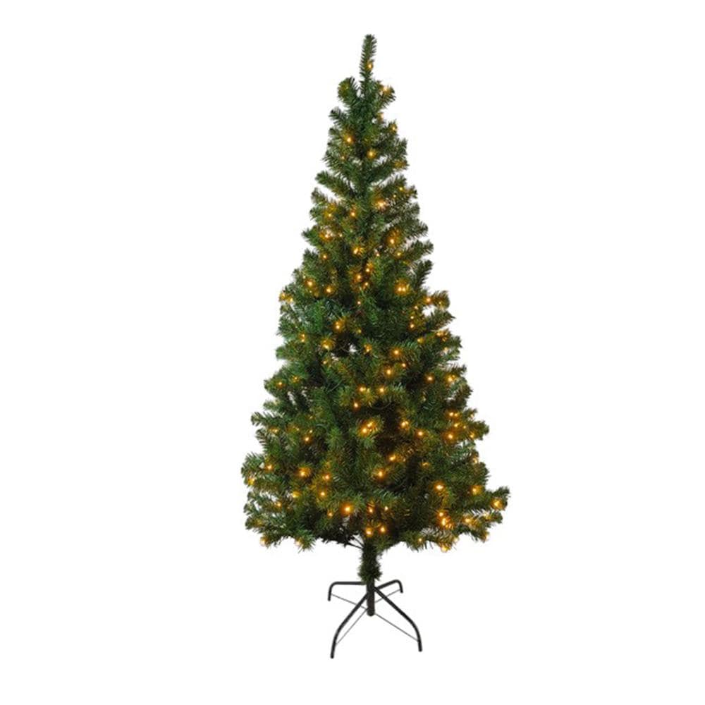 Árbol Navidad Artificial 1.80 M Con Luces Led Pino Frondoso $1,999