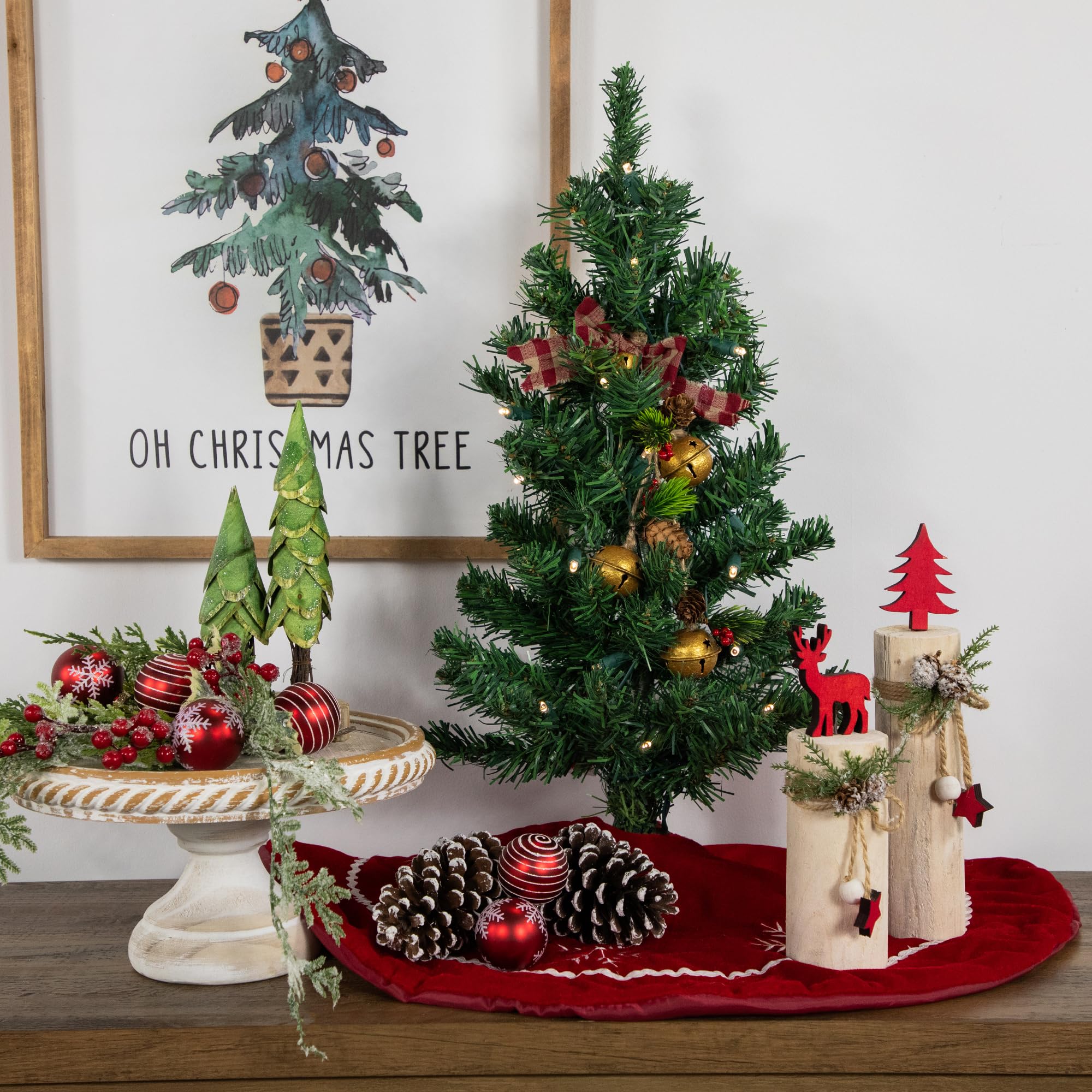 Foto 4 pulgar | Árbol de Navidad Northlight 60 cm con Luz Led - Venta Internacional