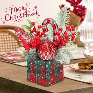Foto 6 | Adorno de Navidad Kpx Artificial para Mesa - Venta Internacional