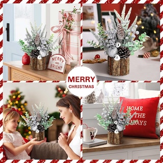 Foto 5 | Adorno de Navidad Kpx Artificial para Mesa - Venta Internacional
