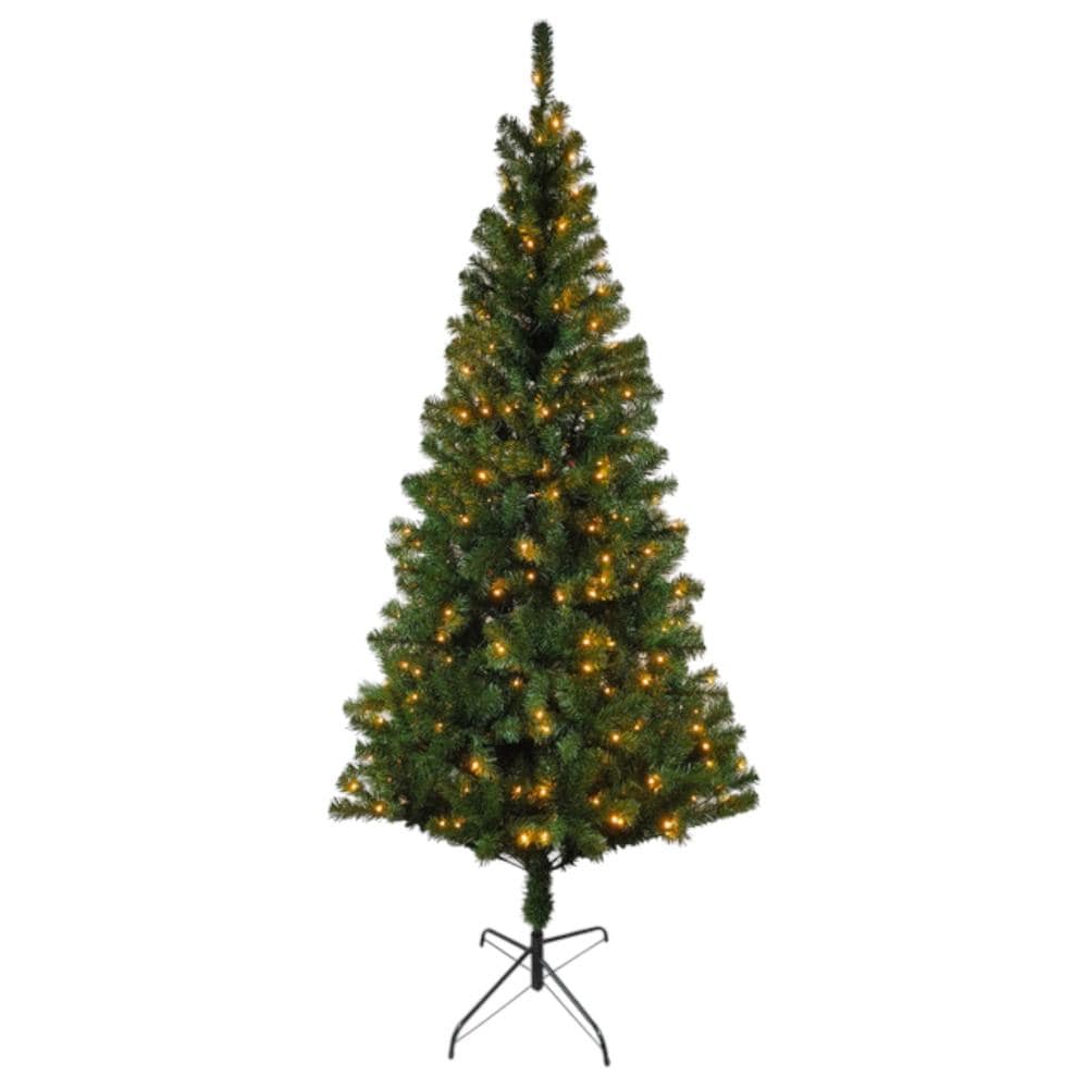 Árbol Navidad Artificial 2.10 M Con Luces Led Pino Frondoso $1,999