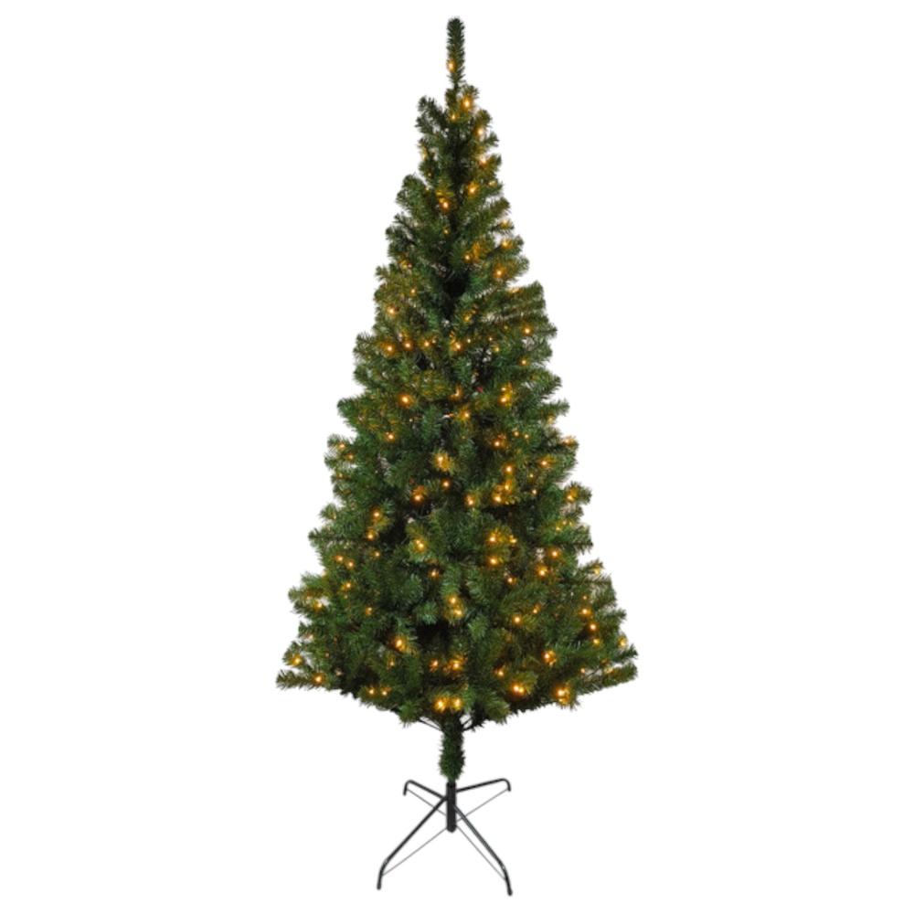 Foto 1 | Árbol Navidad Artificial 2.10 M Con Luces Led Pino Frondoso