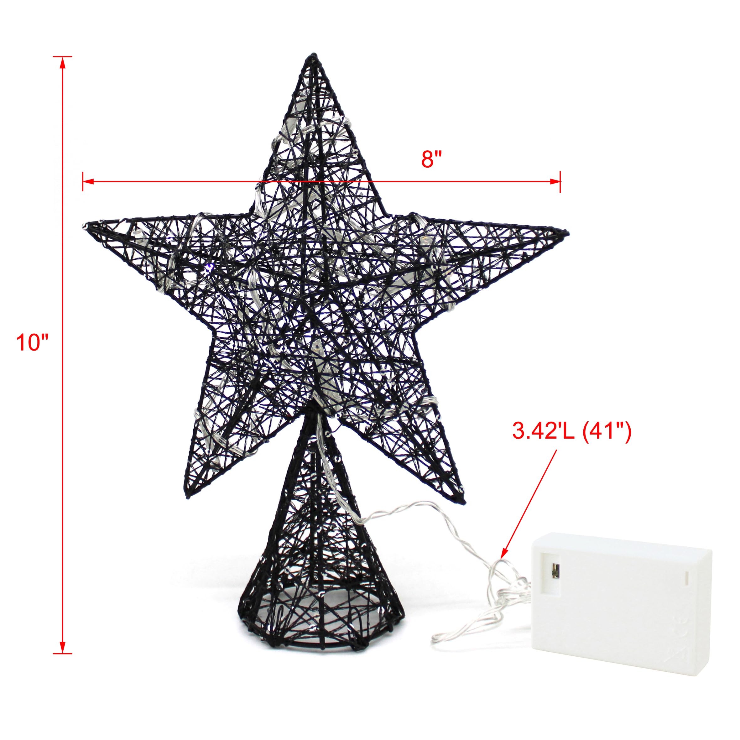 Foto 7 pulgar | Decoración Navideña Cvhomedeco de Estrella con Luces Led-Venta Internacional