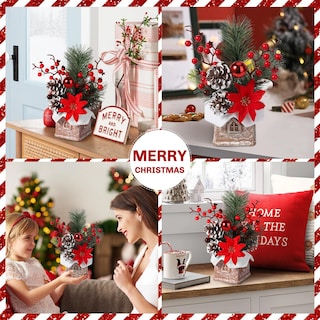 Foto 5 | Adorno de Navidad Kpx Artificial para Mesa - Venta Internacional