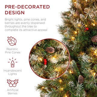 Foto 3 | Árbol De Navidad Best Choice Products con Luces Led-Venta Internacional