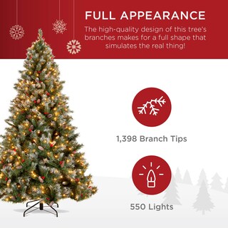 Foto 5 | Árbol De Navidad Best Choice Products con Luces Led-Venta Internacional