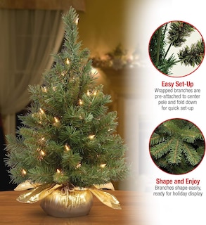 Foto 4 | Árbol de Navidad Majestic Fir de National Tree Company 60 cm - Venta Internacional