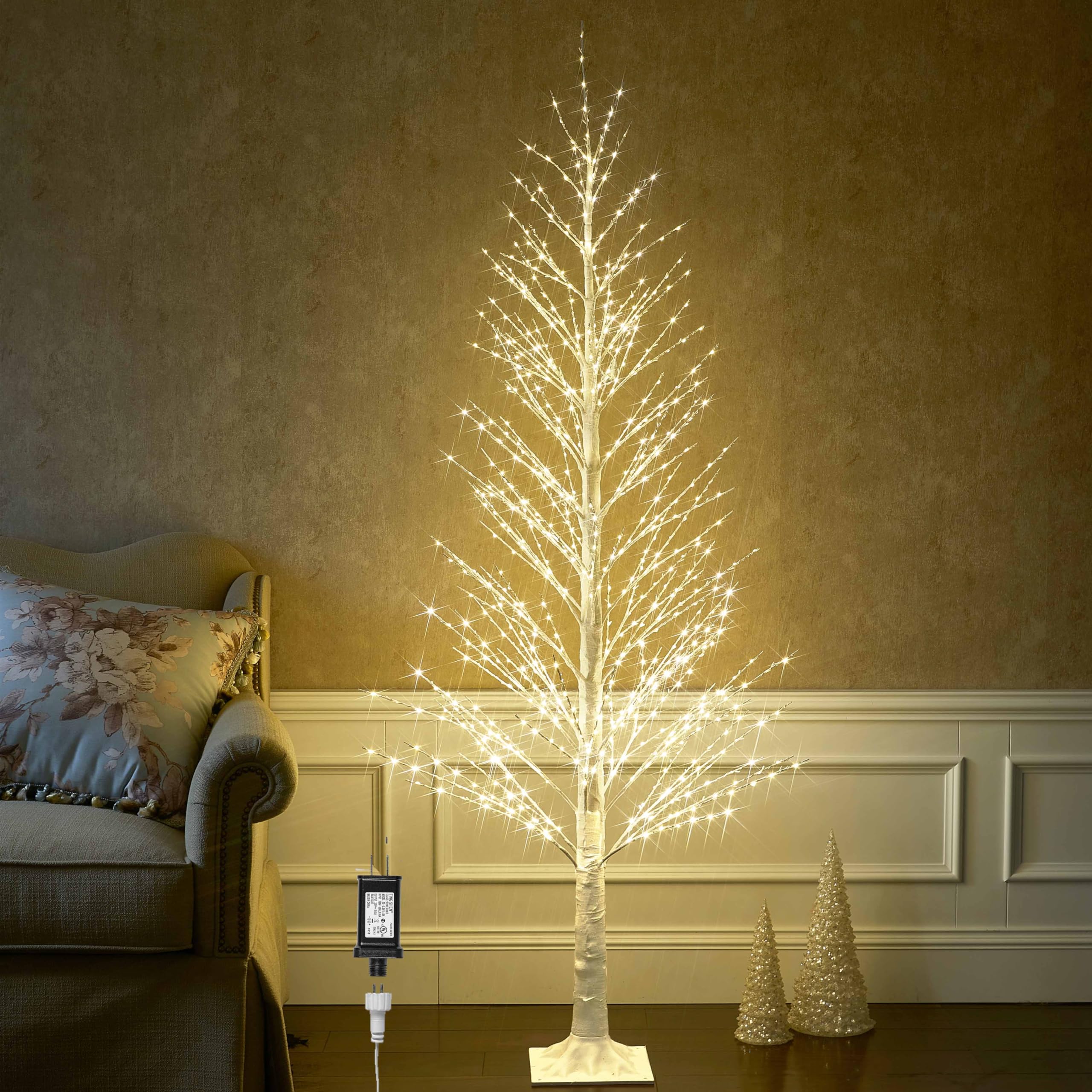 Foto 2 pulgar | Árbol Alpino Hairui con Luces Led Blancas-Venta Internacional