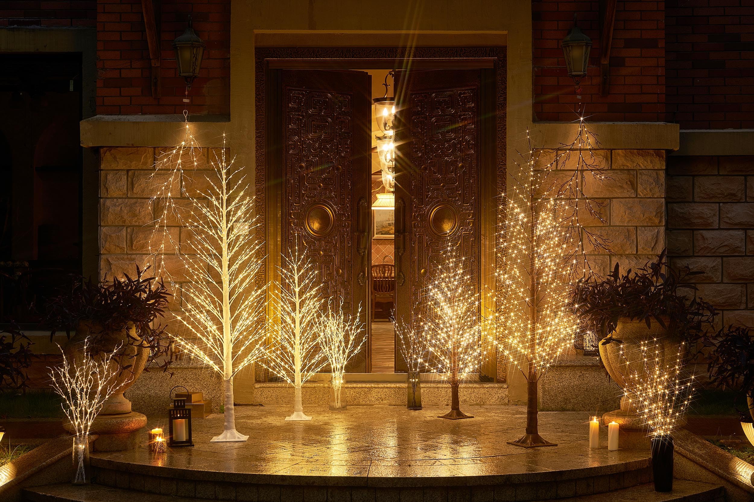 Foto 6 | Árbol Alpino Hairui con Luces Led Blancas-Venta Internacional