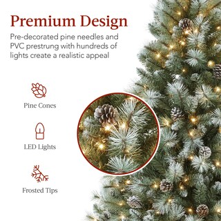 Foto 3 | Árbol de Navidad Best Choice Products Verde-Venta Internacional