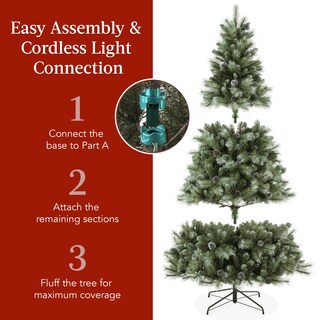 Foto 4 | Árbol de Navidad Best Choice Products Verde-Venta Internacional
