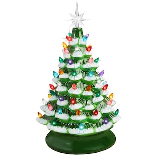 Foto 1 | Árbol Navideño de Cerámica Best Choice Products Verde-Venta Internacional