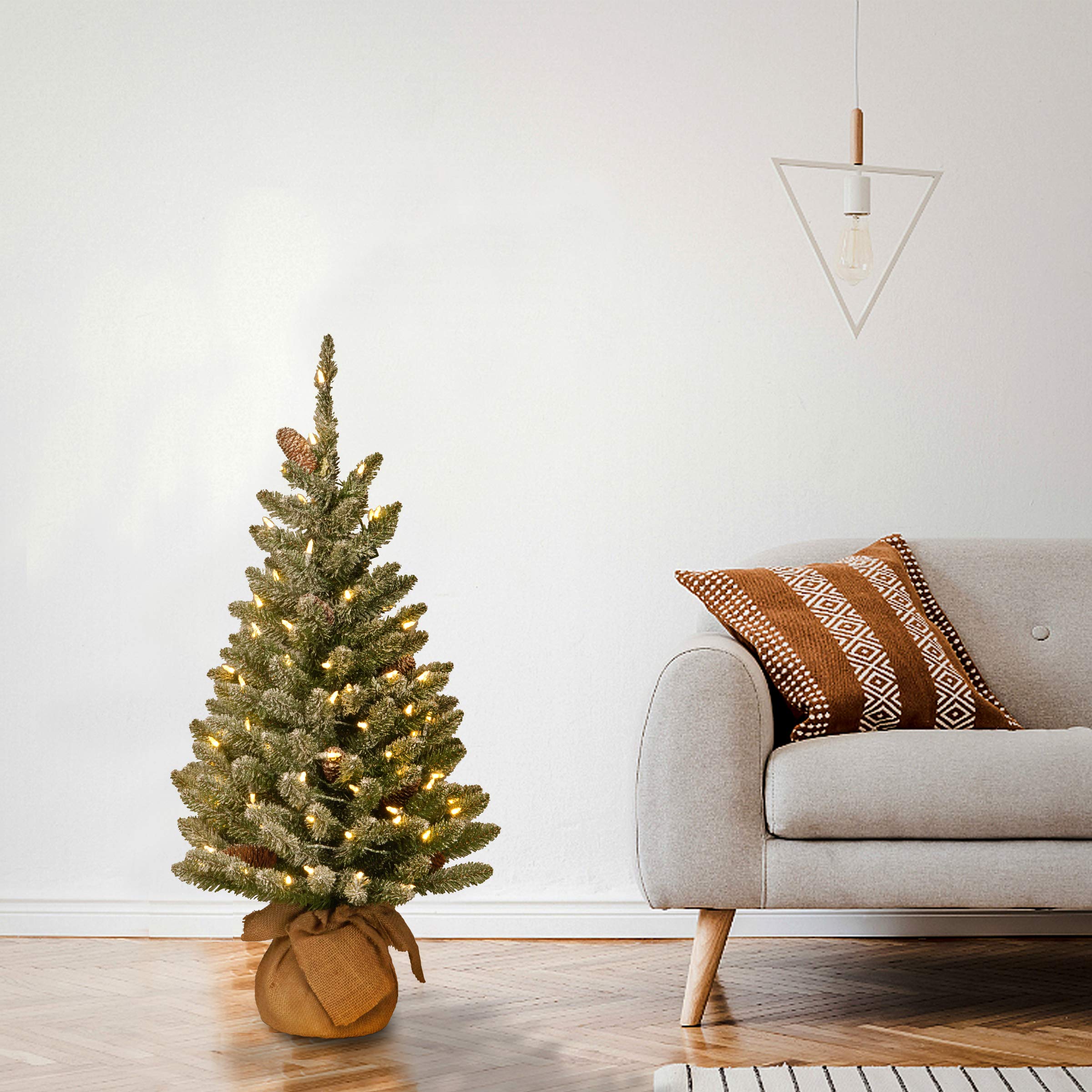Foto 4 pulgar | Árbol de Navidad National Tree Company Snowy 3 Pies - Venta Internacional