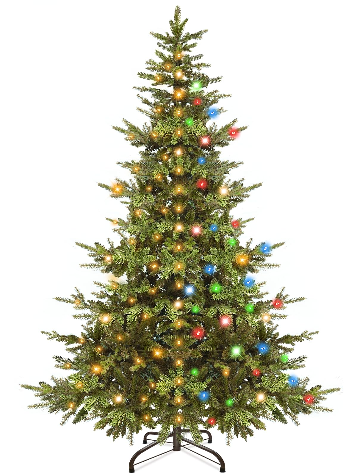 Foto 1 | Árbol de Navidad Turnmeon Aspen Fir de 6 Pies con 340 Luces Led - Venta Internacional