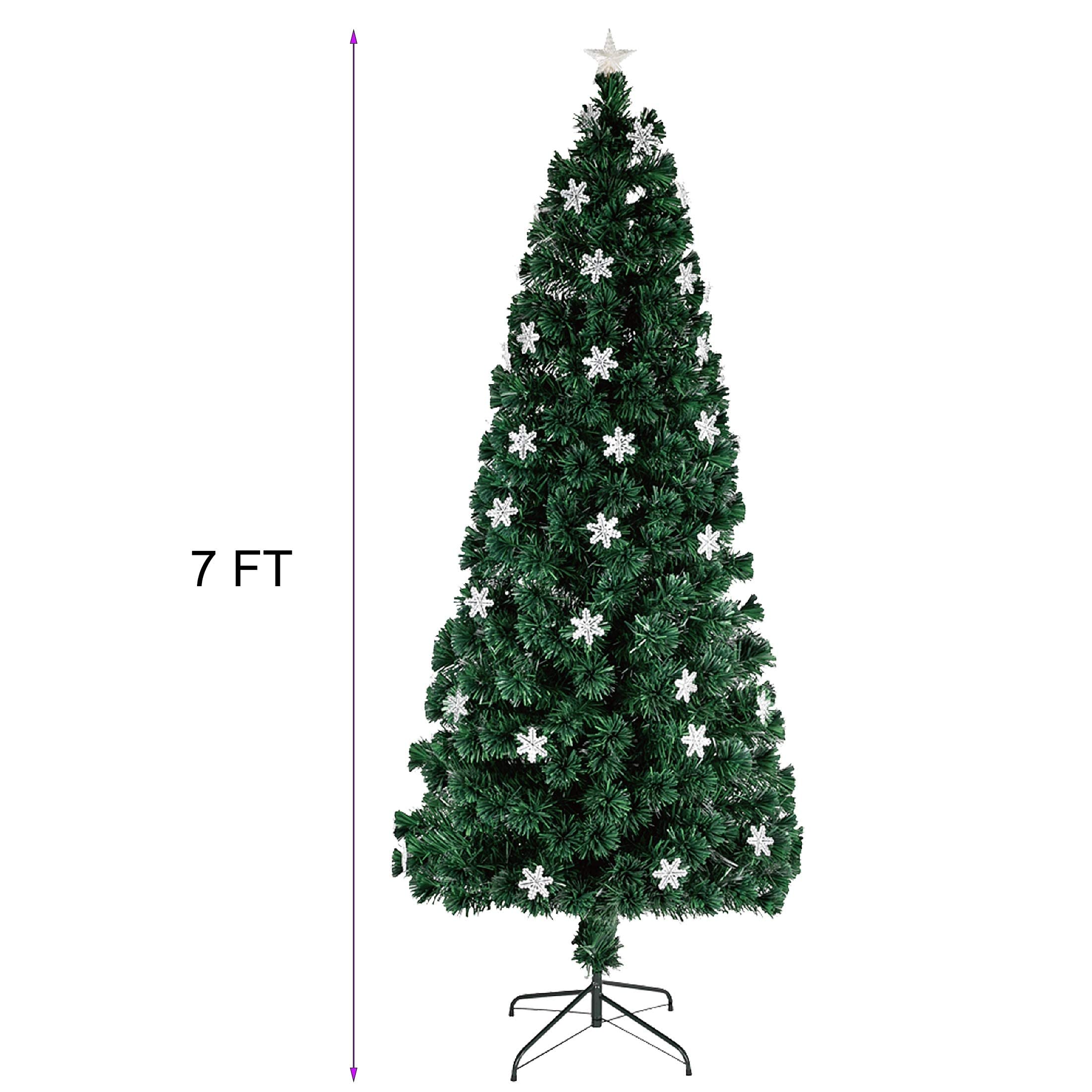 Foto 5 pulgar | Árbol de Navidad Artificial Juegoal de 7 Pies con Luces Led Y Soporte - Venta Internacional