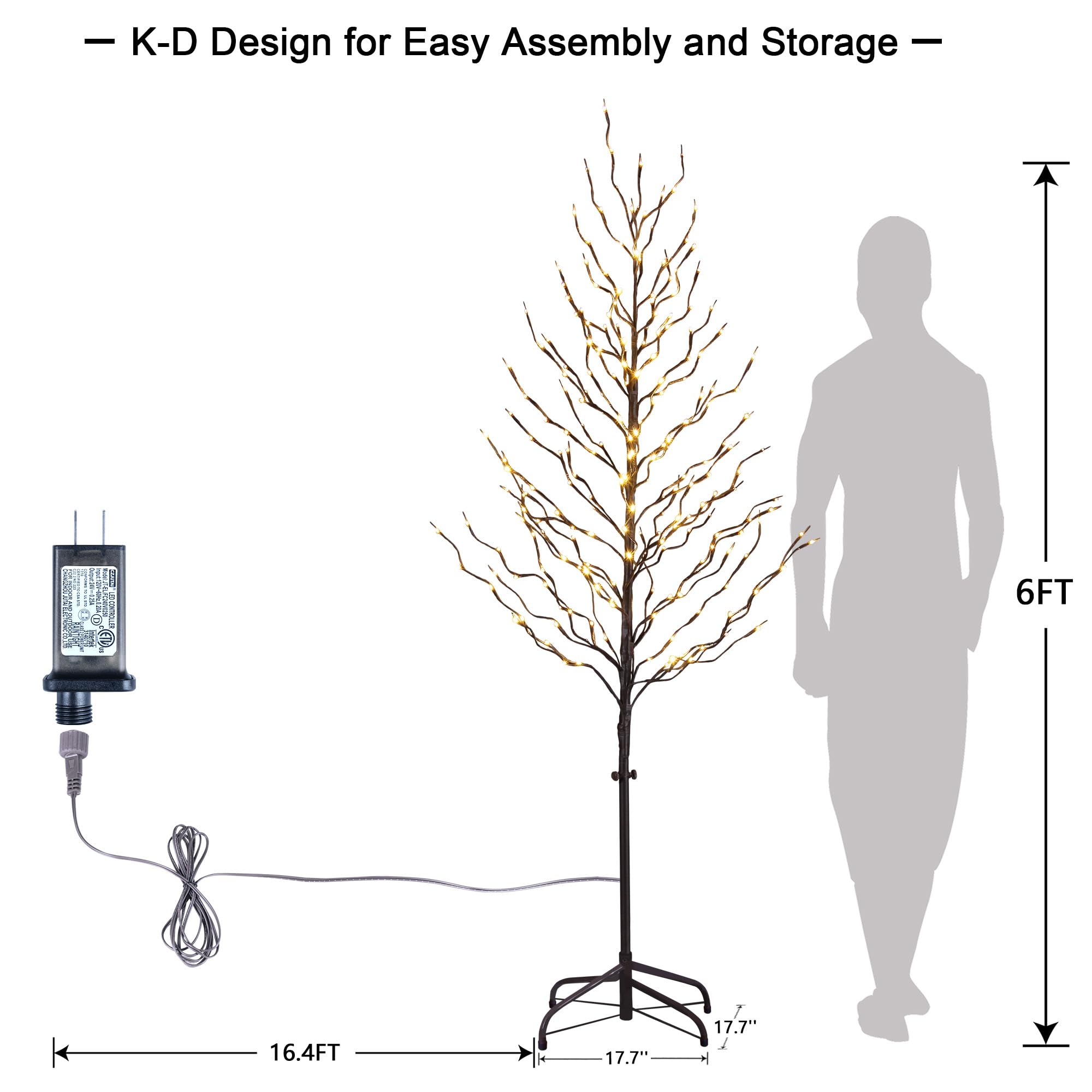 Foto 5 | Árbol Navideño Lightshare con Luces Led-Venta Internacional