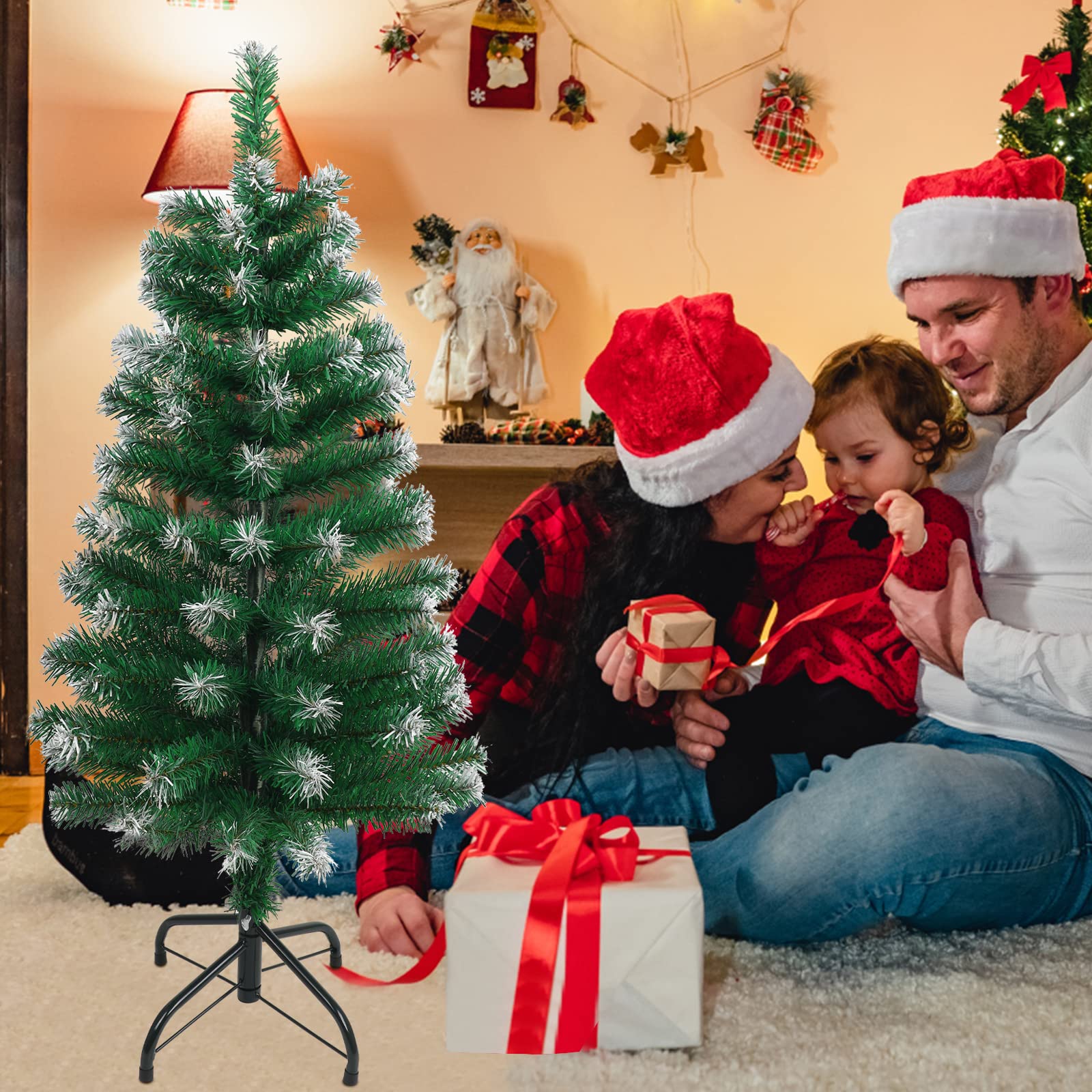 Foto 7 pulgar | Árbol de Navidad Ccinee Artificial de 90 cm - Venta Internacional