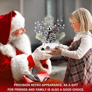 Foto 4 | Árbol de Navidad Kpx Artificial para Mesa con Adornos - Venta Internacional