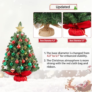 Foto 5 | Árbol de Navidad Yaheetech 2 Piezas-Venta Internacional