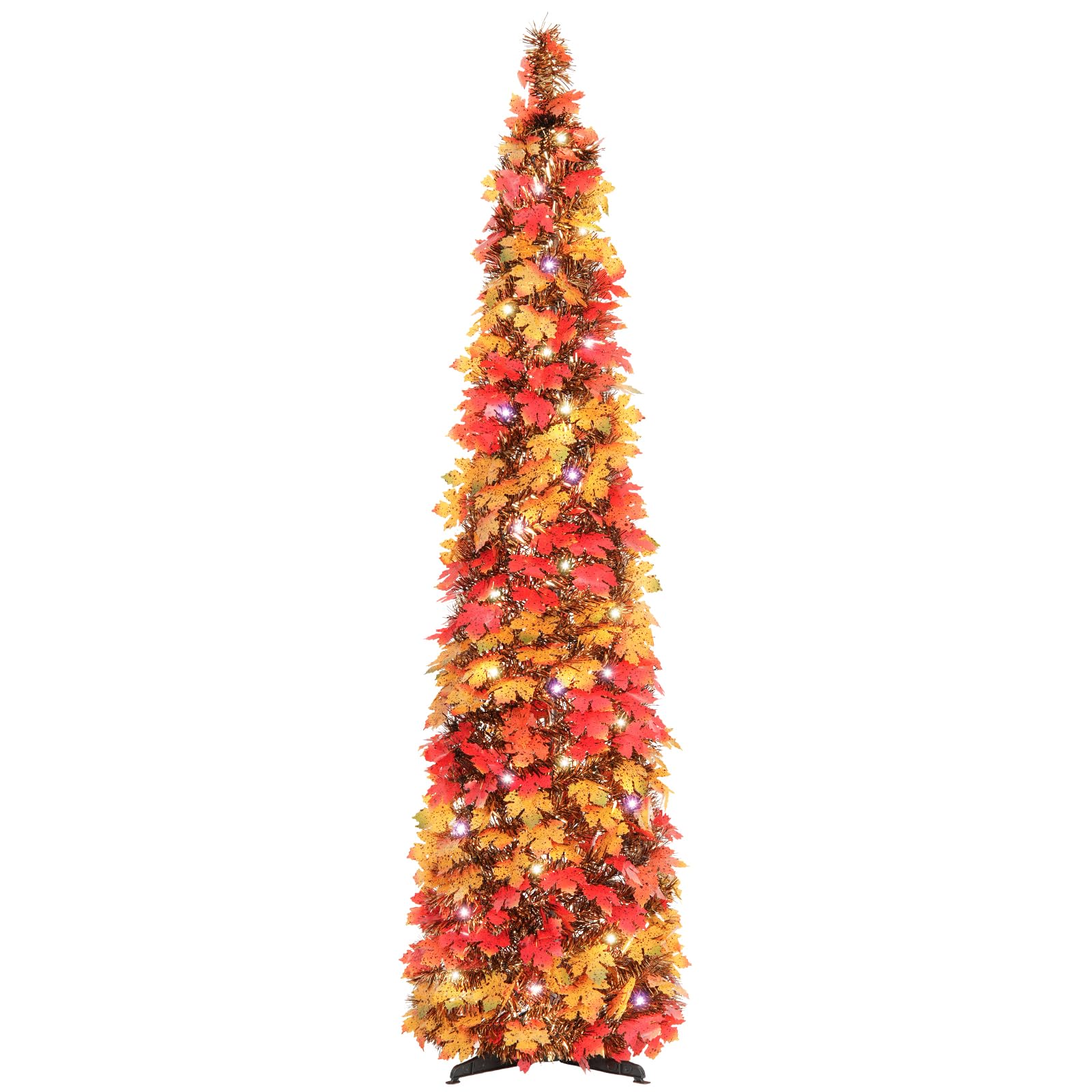 Foto 2 pulgar | Fall Tree N&t Nieting De 5 Pies Con Luces De Hojas De Arce Otoñales - Venta Internacional.