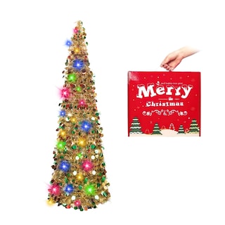 Foto 1 | Árbol de Navidad Macting de 1.5 m con Luces - Venta Internacional